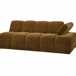 Hot WOOOD Mojo 2-zits element arm rechts ribstof Honinggeel