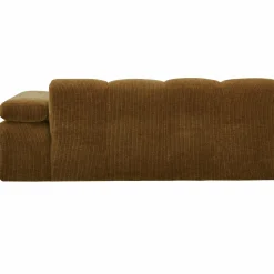 Hot WOOOD Mojo 2-zits element arm rechts ribstof Honinggeel