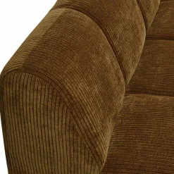 Hot WOOOD Mojo 2-zits element arm rechts ribstof Honinggeel