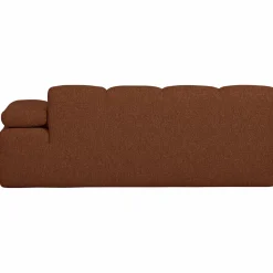 Hot WOOOD Mojo 2-zits element arm rechts bouclé Roestbruin melange