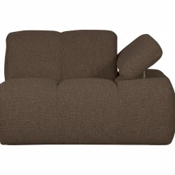 Best WOOOD Mojo 1-zits element arm rechts bouclé Bruin melange