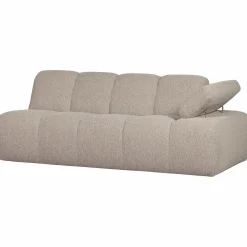 Discount WOOOD Mojo 2-zits element arm rechts bouclé Beige melange