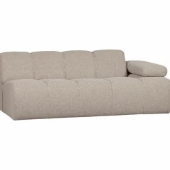 Discount WOOOD Mojo 2-zits element arm rechts bouclé Beige melange