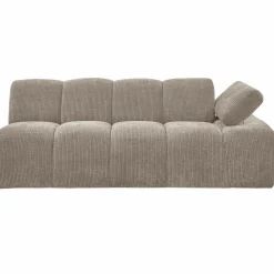 New WOOOD Mojo 2-zits element arm rechts ribstof Donkerzand