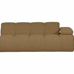 Online WOOOD Mojo 2-zits element arm rechts bouclé Geel/bruin melange