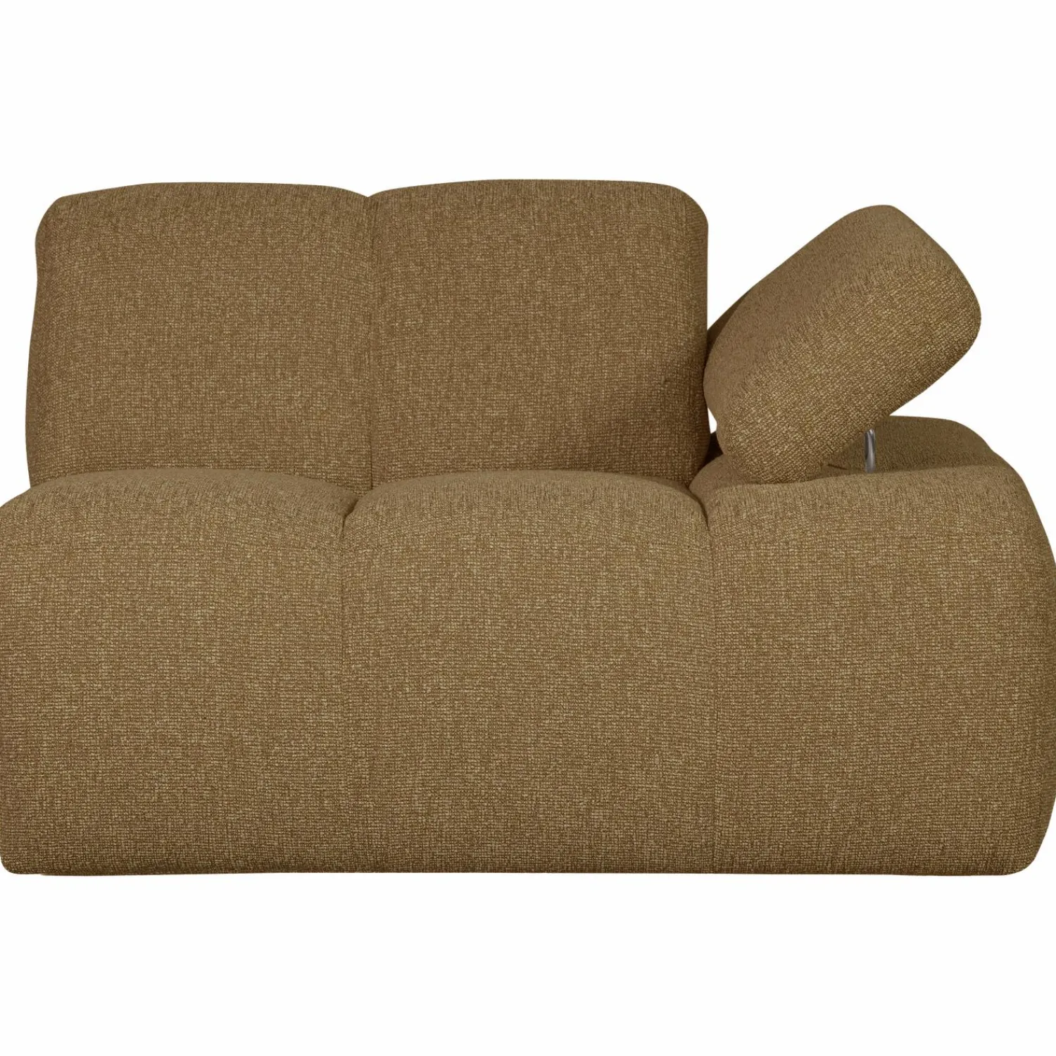 Clearance WOOOD Mojo 1-zits element arm rechts bouclé Geel/bruin melange