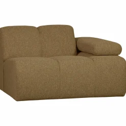Clearance WOOOD Mojo 1-zits element arm rechts bouclé Geel/bruin melange