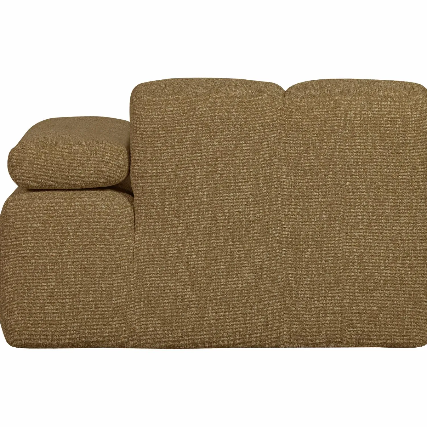 Clearance WOOOD Mojo 1-zits element arm rechts bouclé Geel/bruin melange