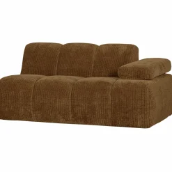 Discount WOOOD Mojo 1,5-zits element arm rechts ribstof Honinggeel