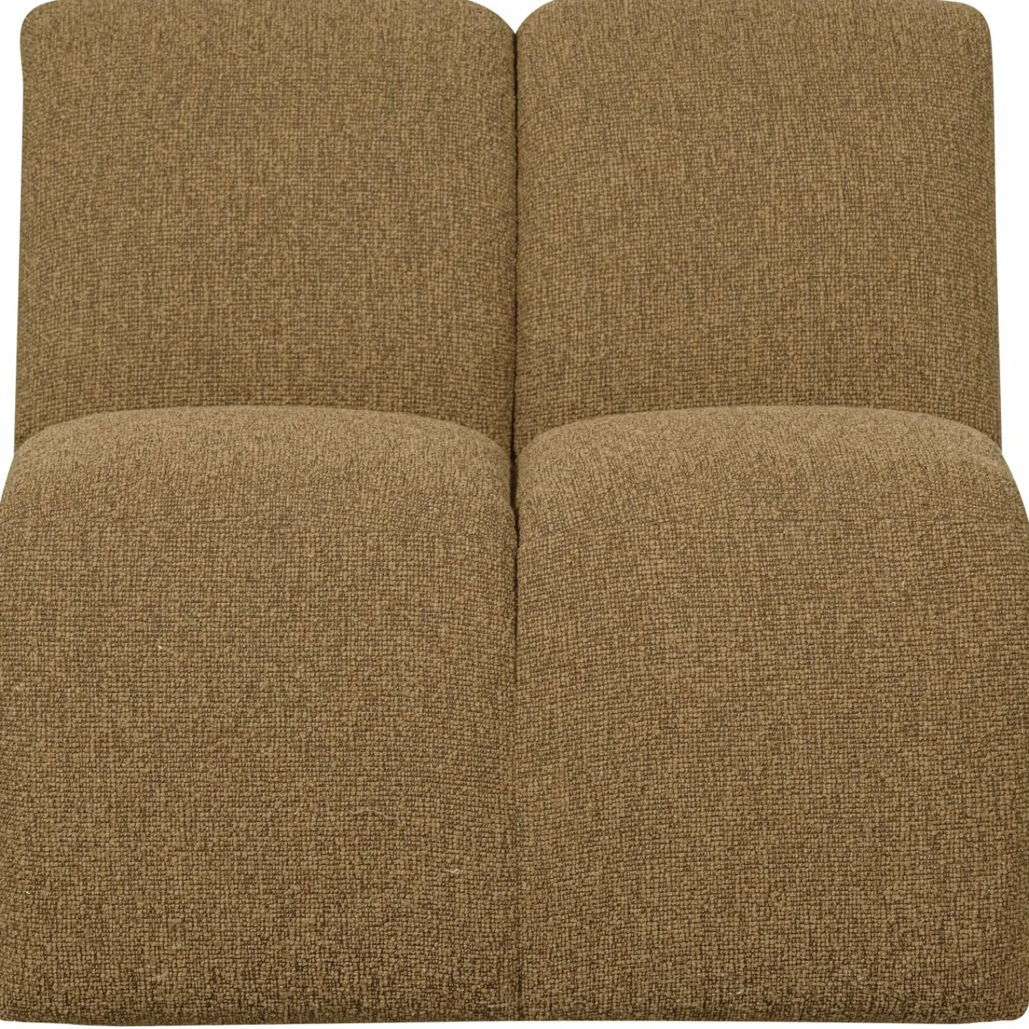 Hot WOOOD Mojo 1-zits element bouclé Geel/bruin melange