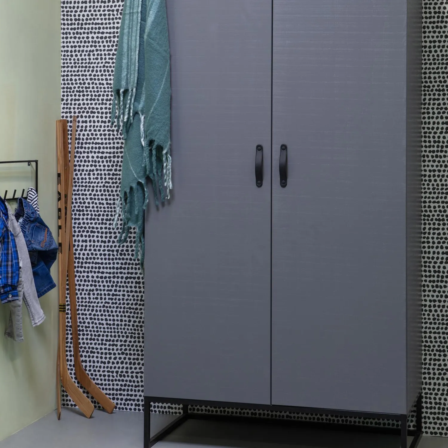 Discount WOOOD Morris kast grenen leem