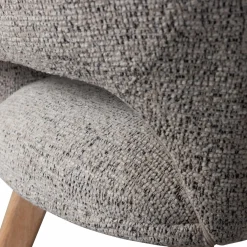 WOOOD Murat eetkamerstoel met houten poot Naturel