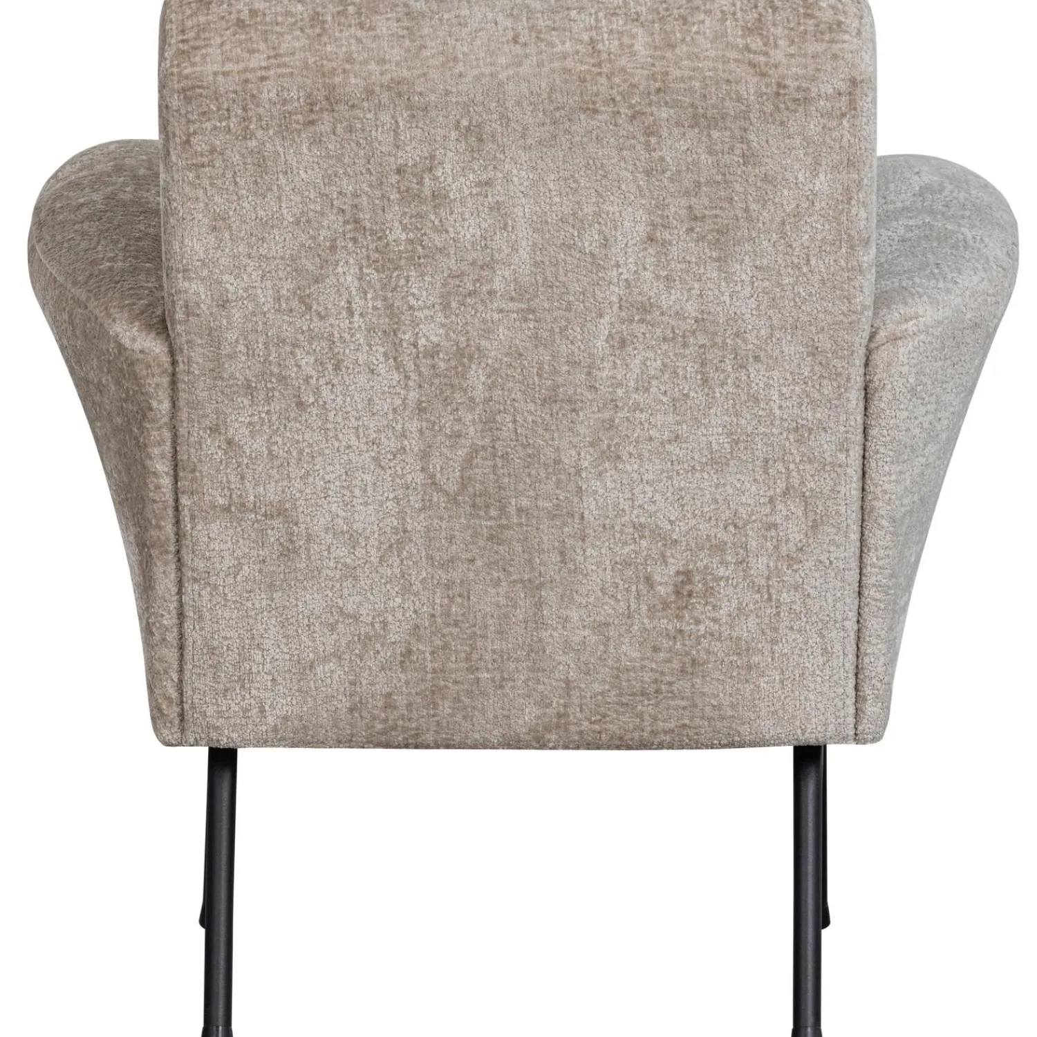 WOOOD Muse fauteuil grof geweven stof Naturel