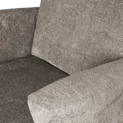 Best WOOOD Muse fauteuil grof geweven stof Taupe