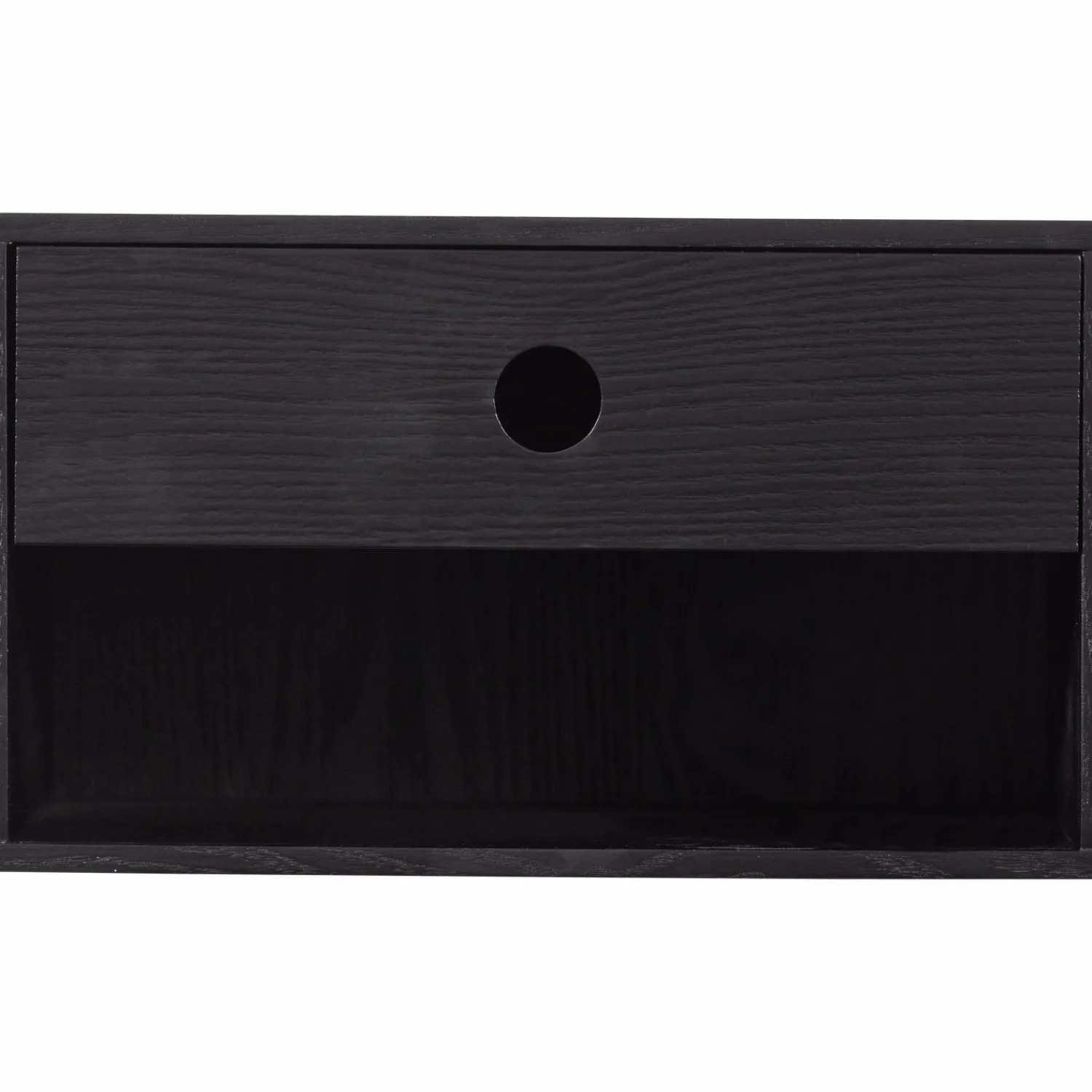 WOOOD Nancy hangend nachtkastje Zwart