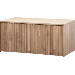 Best WOOOD New Gravure kistbank eiken blanke lak Naturel