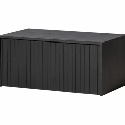 WOOOD New Gravure kistbank grenen Zwart