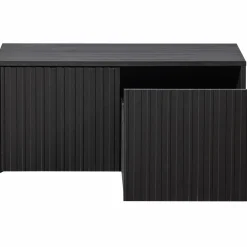 WOOOD New Gravure kistbank grenen Zwart