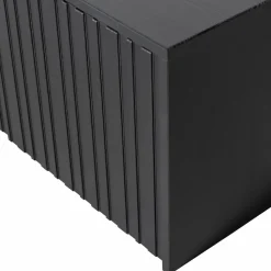 WOOOD New Gravure kistbank grenen Zwart