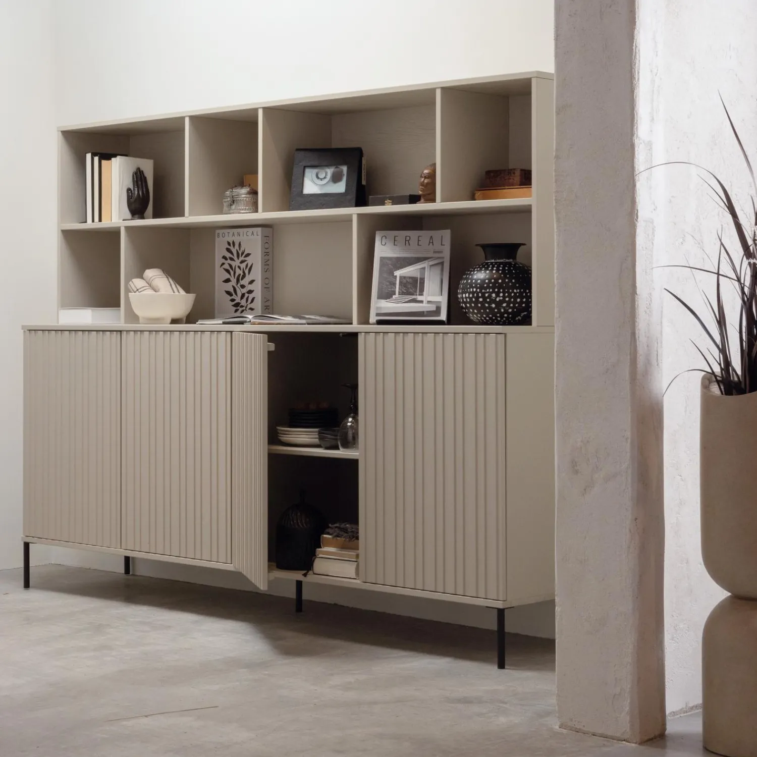 New WOOOD New Gravure opzetkast grenen Dust