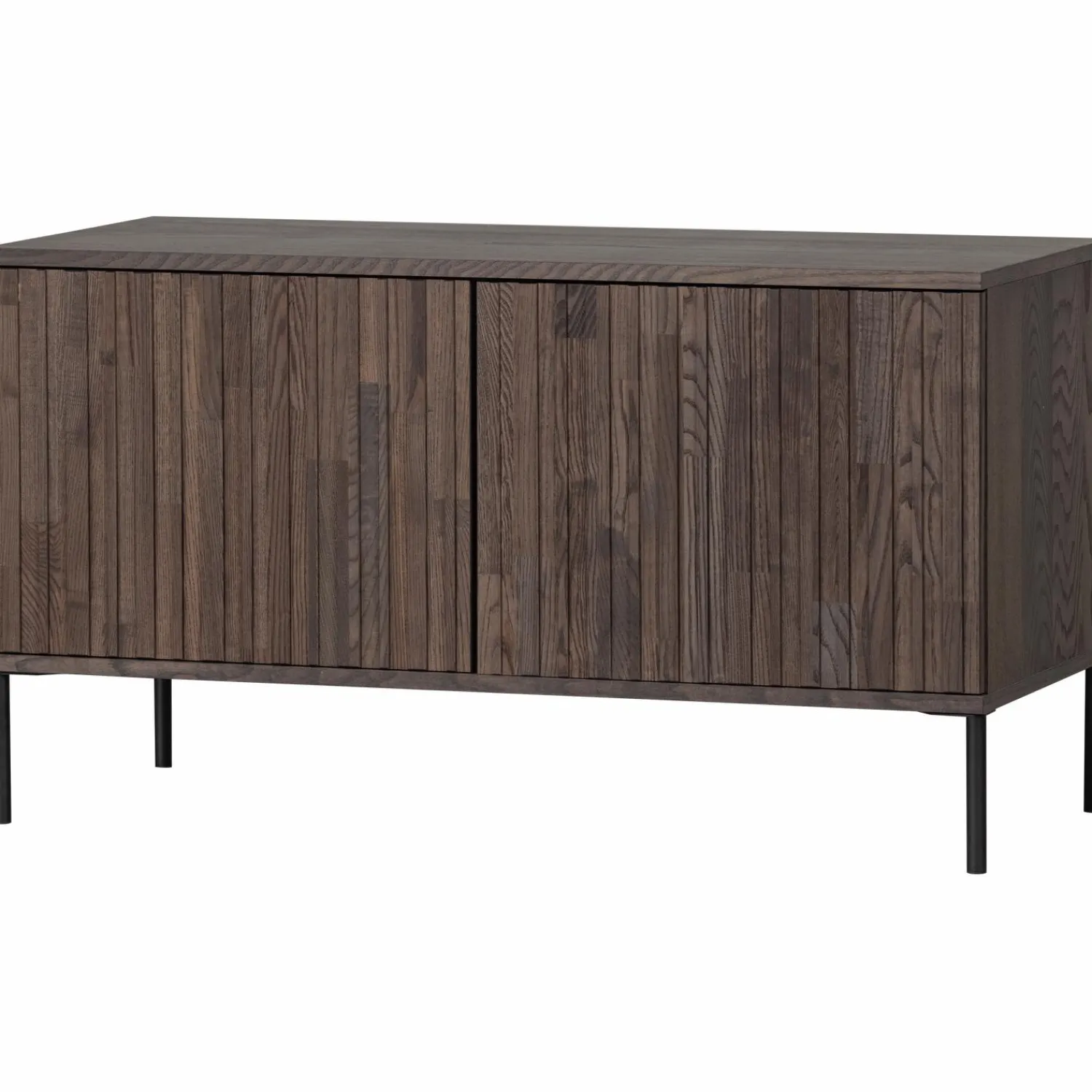 Outlet WOOOD New Gravure tv meubel 100 cm essen fineer Espresso