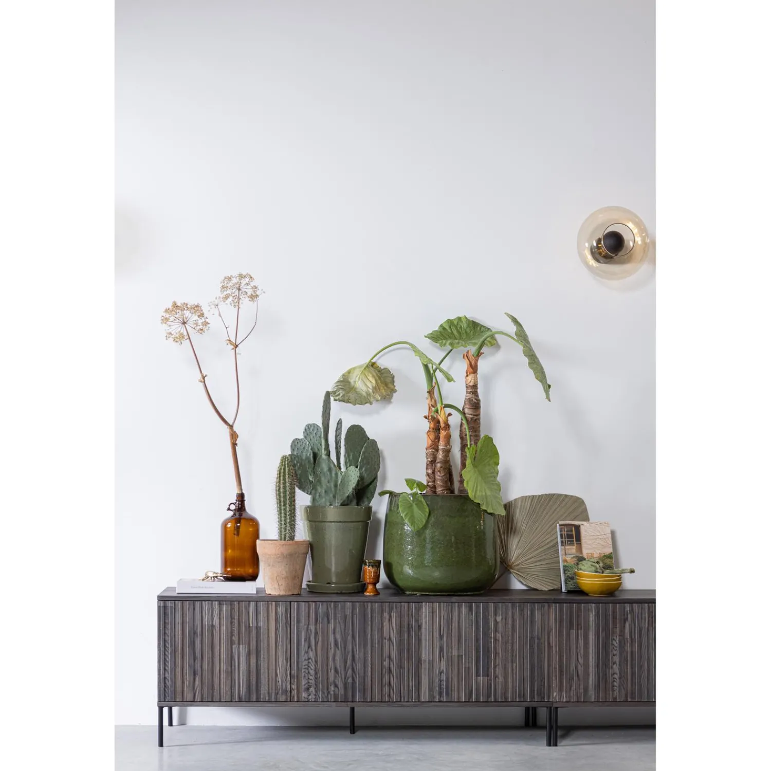 Outlet WOOOD New Gravure tv meubel 100 cm essen fineer Espresso