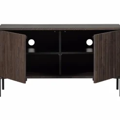 Outlet WOOOD New Gravure tv meubel 100 cm essen fineer Espresso