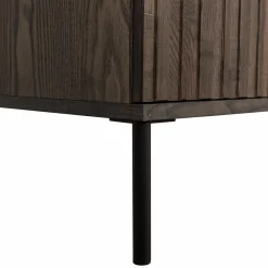 Outlet WOOOD New Gravure tv meubel 100 cm essen fineer Espresso