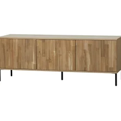 WOOOD New Gravure tv meubel 150 cm eiken blanke lak Naturel