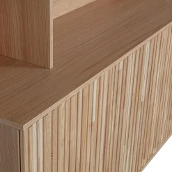 Sale WOOOD New Gravure wandkast eiken blanke lak Naturel