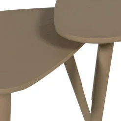 Clearance WOOOD Nila bijzettafels - set van 2 Zand