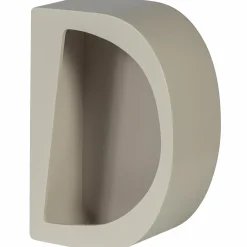 Sale WOOOD Noam wanddeco halfrond hout dust 15x35x24 cm