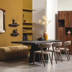 Best WOOOD Noble eetkamerstoel Taupe