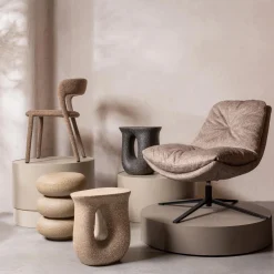 Outlet WOOOD Noble eetkamerstoel Zand melange