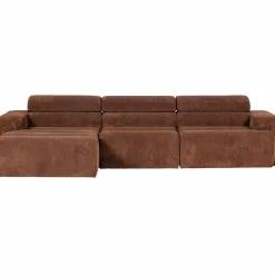 Clearance WOOOD Novi chaise longue bank links ribstof Terra
