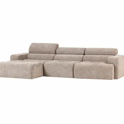 WOOOD Novi chaise longue bank links Naturel melange