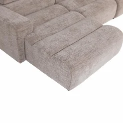 WOOOD Novi chaise longue bank links Naturel melange