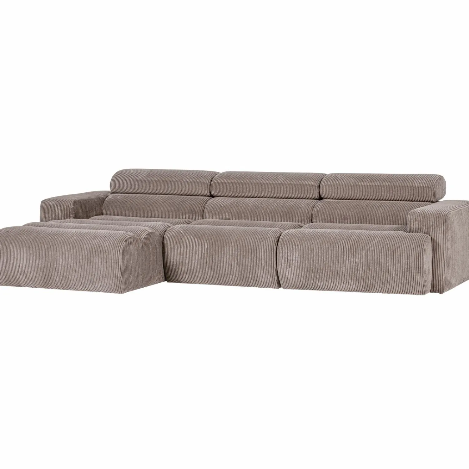 New WOOOD Novi chaise longue bank links ribstof Zand