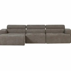 Online WOOOD Novi chaise longue bank links Grijs melange