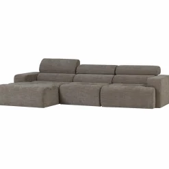 Online WOOOD Novi chaise longue bank links Grijs melange