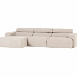 Online WOOOD Novi chaise longue bank links bouclé Naturel