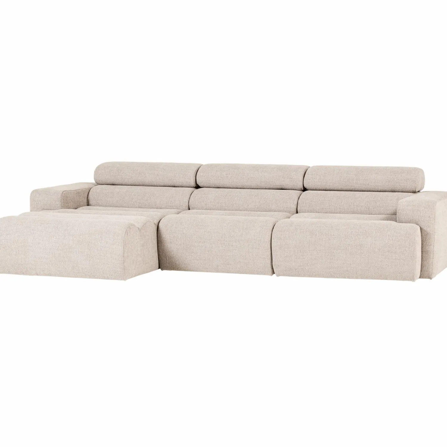 Online WOOOD Novi chaise longue bank links bouclé Naturel