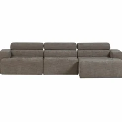 Discount WOOOD Novi chaise longue bank rechts Grijs melange
