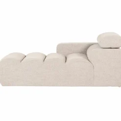 New WOOOD Novi chaise longue element arm links bouclé Naturel