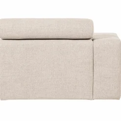 New WOOOD Novi chaise longue element arm links bouclé Naturel