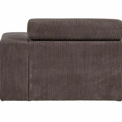 Sale WOOOD Novi chaise longue element arm rechts ribstof grijsbruin Grijs/bruin