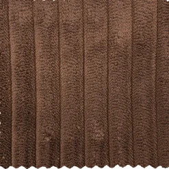 Clearance WOOOD Novi chaise longue element arm links ribstof Mokkabruin