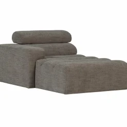 Discount WOOOD Novi chaise longue element arm links Grijs melange