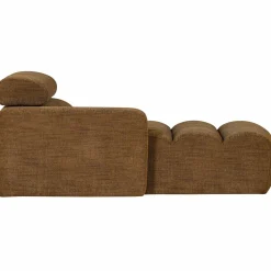 WOOOD Novi chaise longue element arm links karamelbruin melange Karamel melange