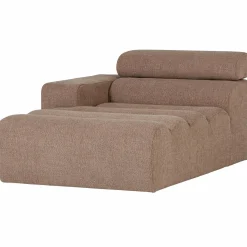 Online WOOOD Novi chaise longue element arm links bouclé Taupe